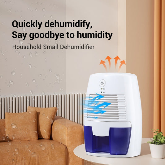Dehumidifier Moisture Absorber Quiet Air Dryer with 500ml Water Tank For Home Basement Bathroom Wardrobe - How To Stop Black Mould
