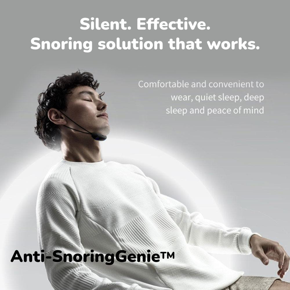 How To Fix Snoring Fast. Anti-SnoringGenie™ Smart Sleep Apnea Aid - Stop Snoring Solution