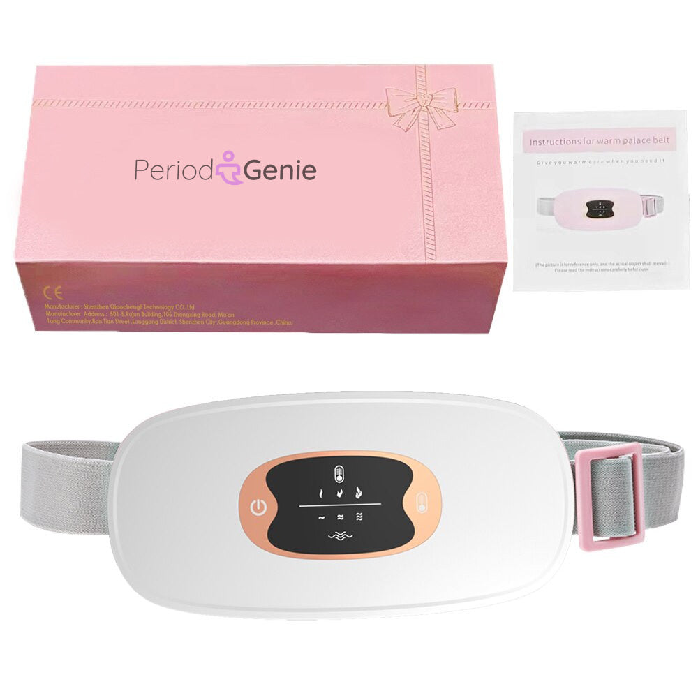 Stop Menstrual Cramps, Abdominal Pain & Bloating - Relief With Heating Pad PeriodGenie™