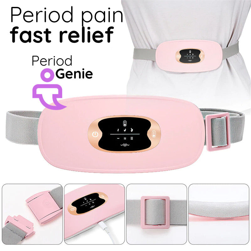 Stop Menstrual Cramps, Abdominal Pain & Bloating - Relief With Heating Pad PeriodGenie™