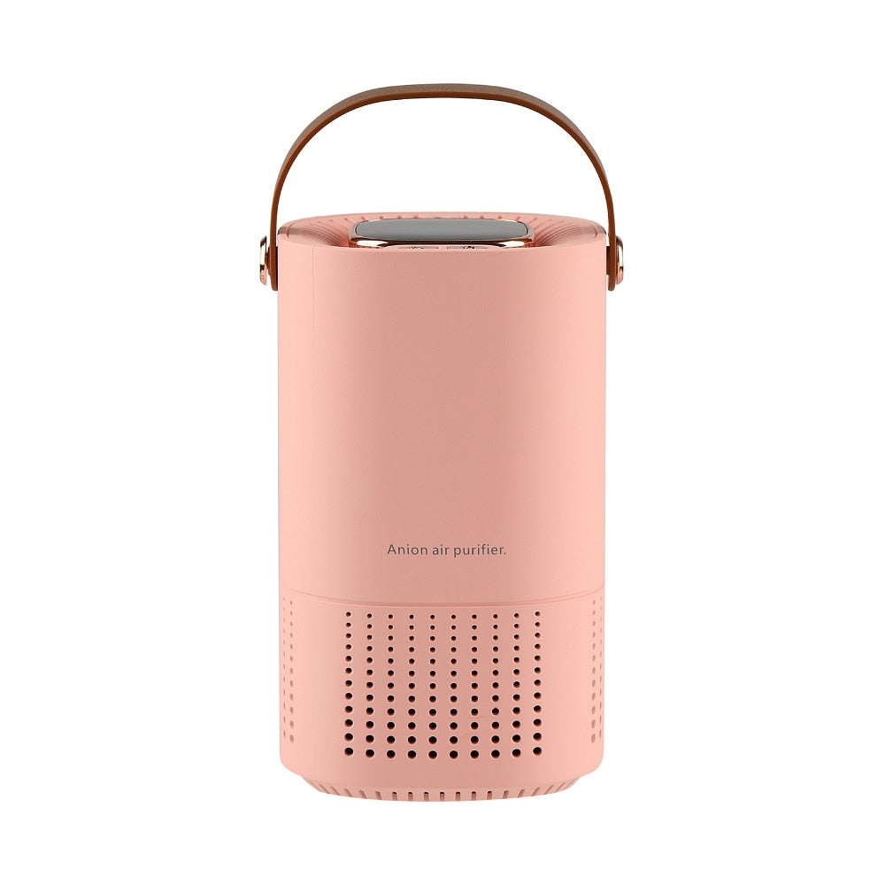 Portable Air Purifier & Negative Ion Generator With 2000mAh Battery & HEPA Filter