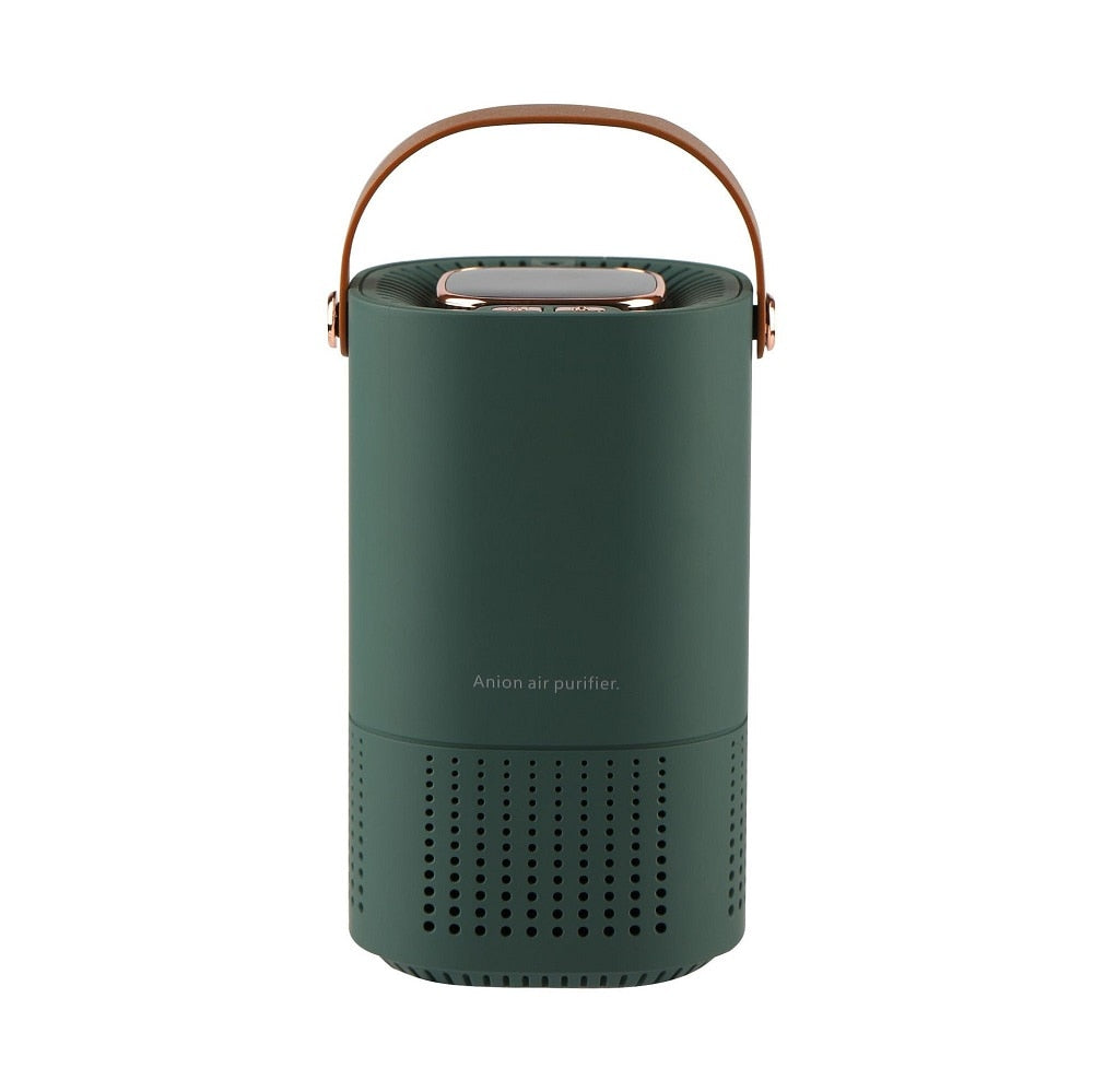 Portable Air Purifier & Negative Ion Generator With 2000mAh Battery & HEPA Filter