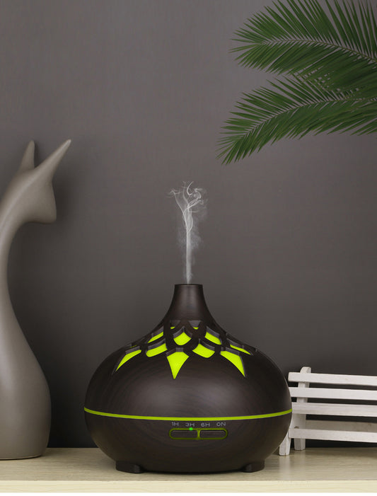 Essential Oil Aroma 500ml Diffuser-Humidifier with Remote Control 7 Light Modes & 4 Timers