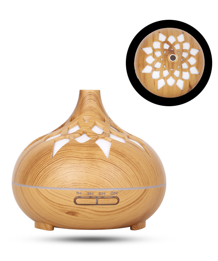 Essential Oil Aroma 500ml Diffuser-Humidifier with Remote Control 7 Light Modes & 4 Timers